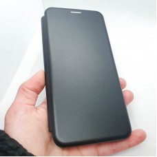 Чехол-книжка для Samsung Galaxy A12 без окна, черный