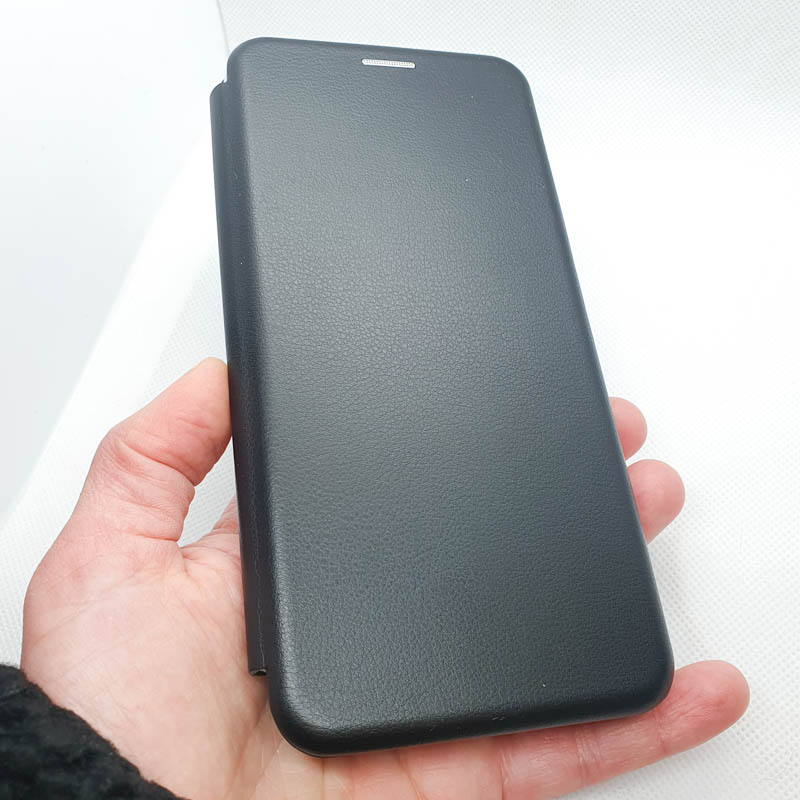 Чехол-книжка для Samsung Galaxy A12 без окна, черный