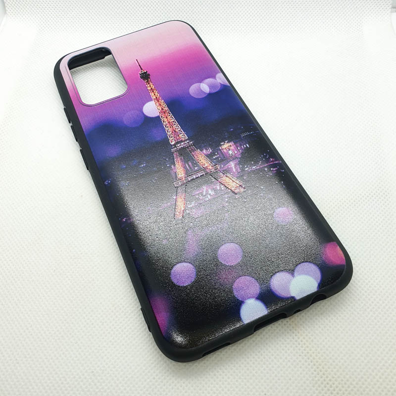 Чехол накладка для Samsung Galaxy A02S с рисунком "Eiffel tower "