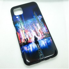 Чехол накладка для Huawei P40 Lite (Nova 6s) с рисунком город