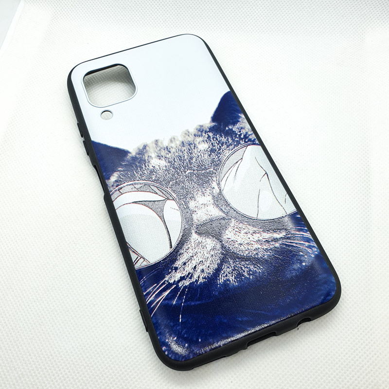 Чехол накладка для Huawei P40 Lite (Nova 6s) с рисунком Кот в очках