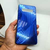Чехол накладка для Samsung Galaxy S10 plus Krystal синий