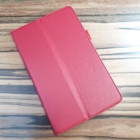 Чехол для планшета Huawei MatePad T8  , экокожа красный