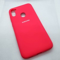 Чехол  для Samsung Galaxy A11s silicon case ярко розовый