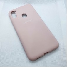 Чехол  для Samsung Galaxy A11s silicon case пудра