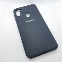 Чехол  для Samsung Galaxy A11s silicon case черный