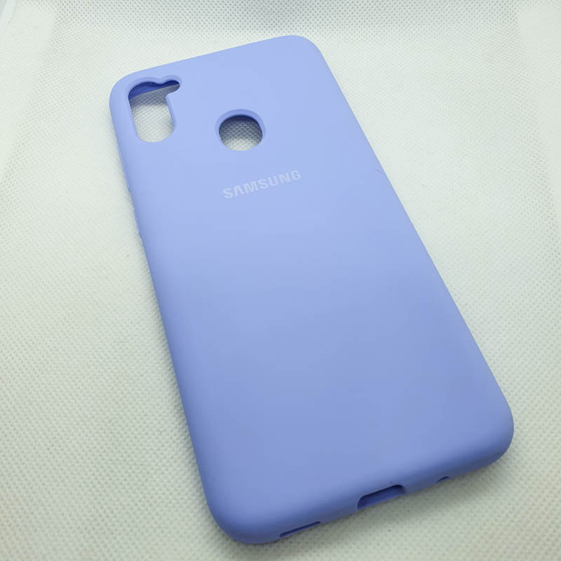 Чехол  для Samsung Galaxy A11s silicon case сиреневый