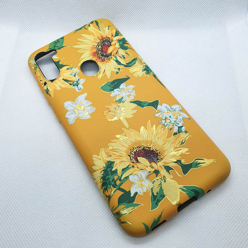 Силиконовый чехол "LUXO" для Samsung Galaxy A11s, с принтом подсолнухи
