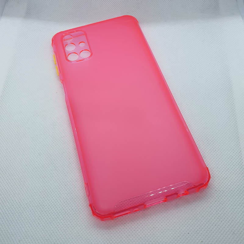 Силиконовый чехол для Samsung Galaxy M31s JFK розовый