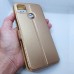 Чехол-книга EXPERTS для Xiaomi Poco M3, золотой с окошком
