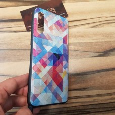 Чехол накладка для Samsung Galaxy A60 с рисунком Цветная мозаика