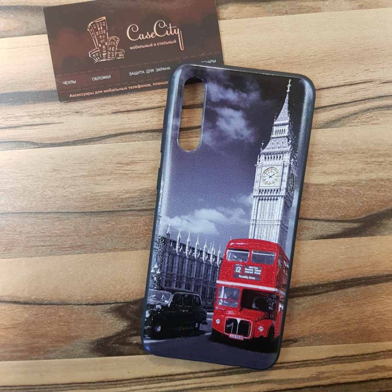 Чехол накладка для Samsung Galaxy A40 с рисунком London