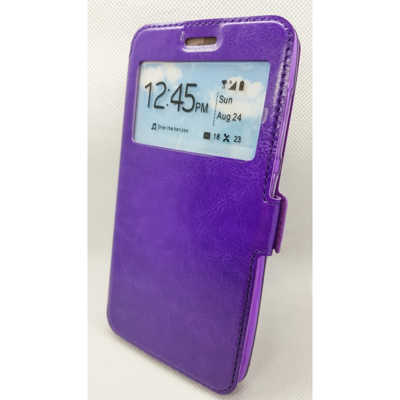 Чехол-книжка EXPERTS "Slim Book  Case"для Xiaomi Redmi Note 6 Pro, фиолетовая