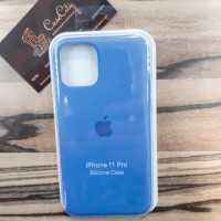 Силиконовый чехол Silicone Case для Apple iPhone 11 Pro Max, синий