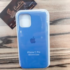 Силиконовый чехол Silicone Case для Apple iPhone 11 Pro Max, синий