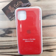 Силиконовый чехол Silicone Case для Apple iPhone 11 Pro Max, красный