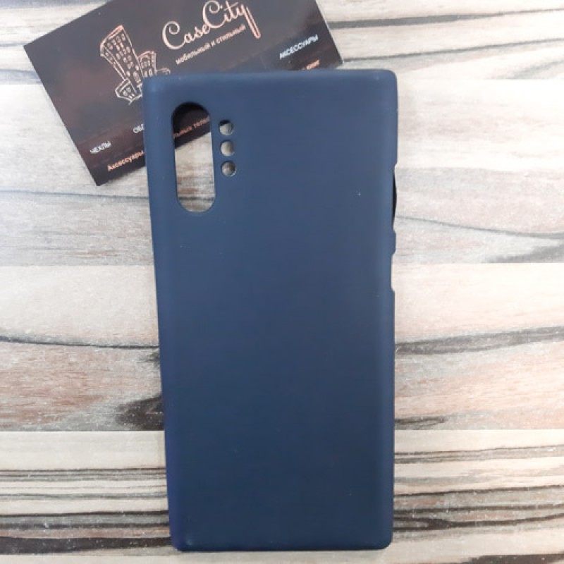 Силиконовый чехол EXPERTS для Samsung Galaxy Note10+ N975 черный