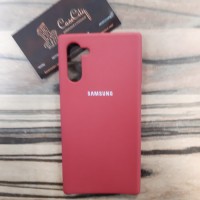 Силиконовый чехол  Silicon case для Samsung Galaxy Note10 N970 красный