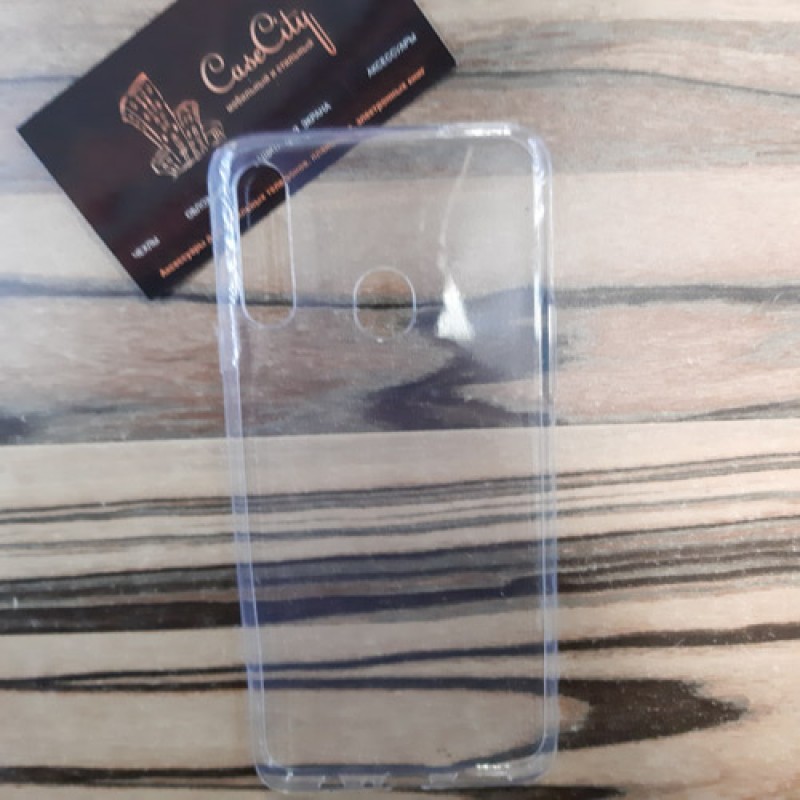 Силиконовый чехол EXPERTS для Samsung Galaxy A20s прозрачный