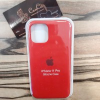 Силиконовый чехол Silicone Case для Apple iPhone 11 Pro, красный