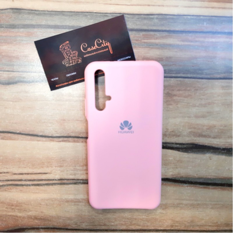 Силиконовый чехол Silicon Case для Huawei/Honor 20, Розовый