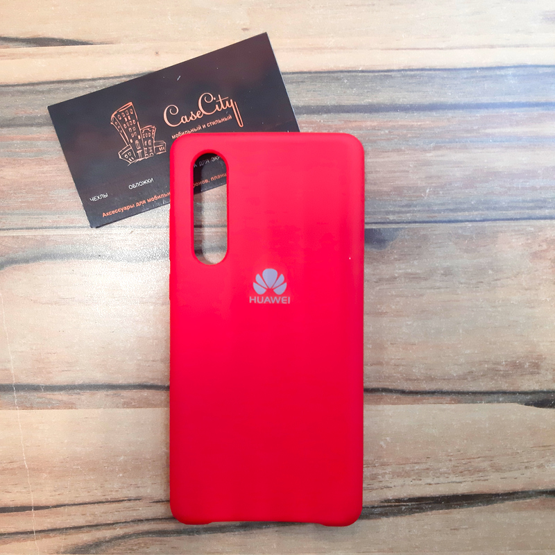 Силиконовый чехол "Silicone Case" для Huawei P30, красный