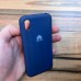 Силиконовый чехол Silicone case Huawei Y5 2019/Honor 8S , Синий