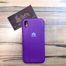 Силиконовый чехол Silicone case Huawei Y5 2019/Honor 8S , фиолетовый