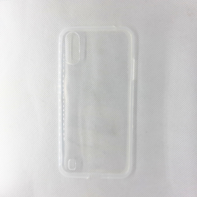 Силиконовый чехол-накладка для Samsung Galaxy A01/M01, прозрачный