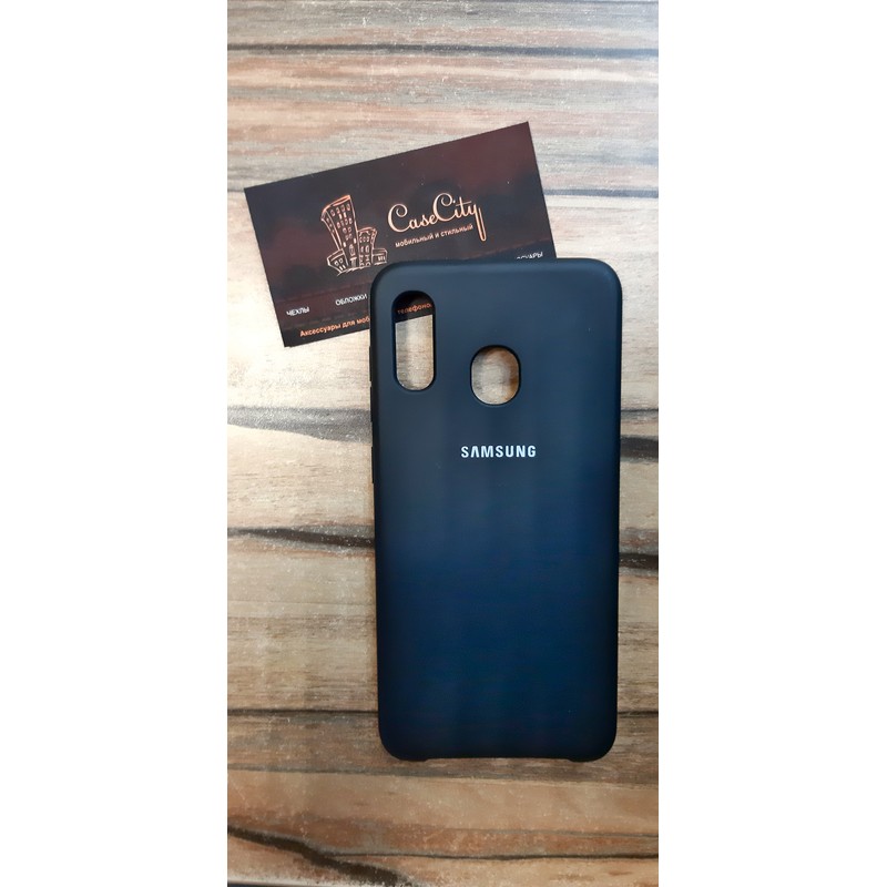 Чехол-накладка для Samsung Galaxy A20 Чёрный