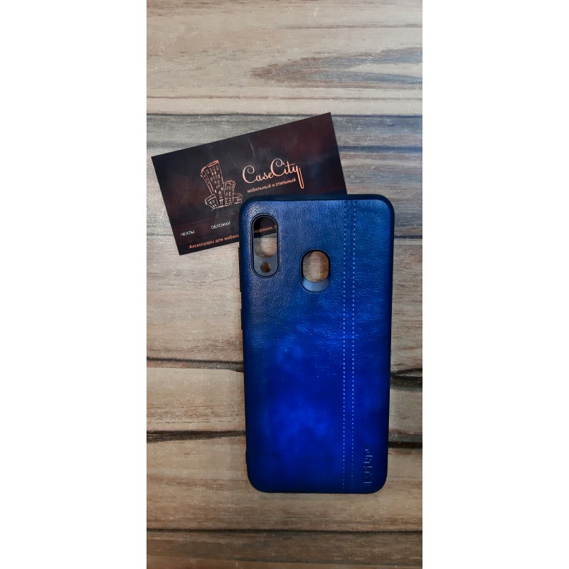 Чехол-накладка для Samsung Galaxy A20 Синий