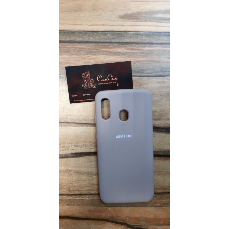 Чехол-накладка для Samsung Galaxy A40 Серый