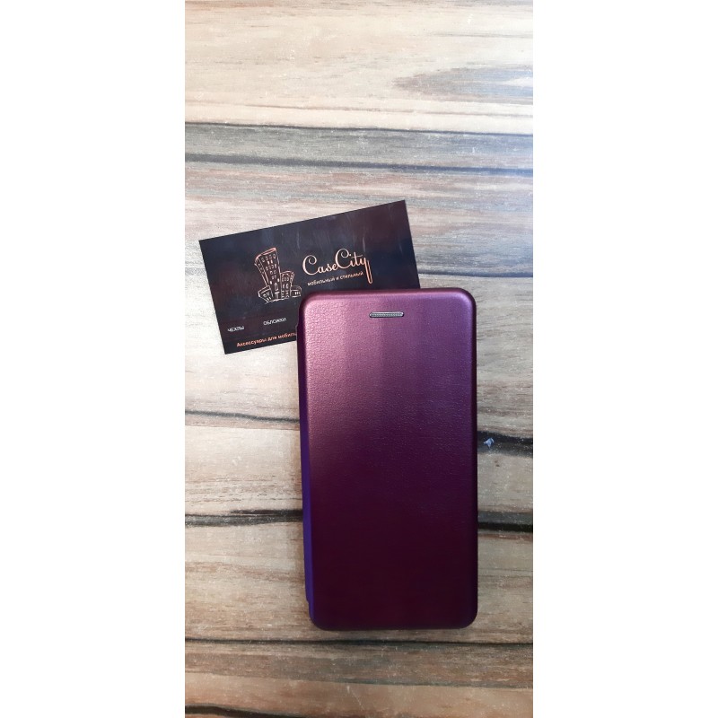 Чехол-книжка для Samsung Galaxy A40 Бордовая