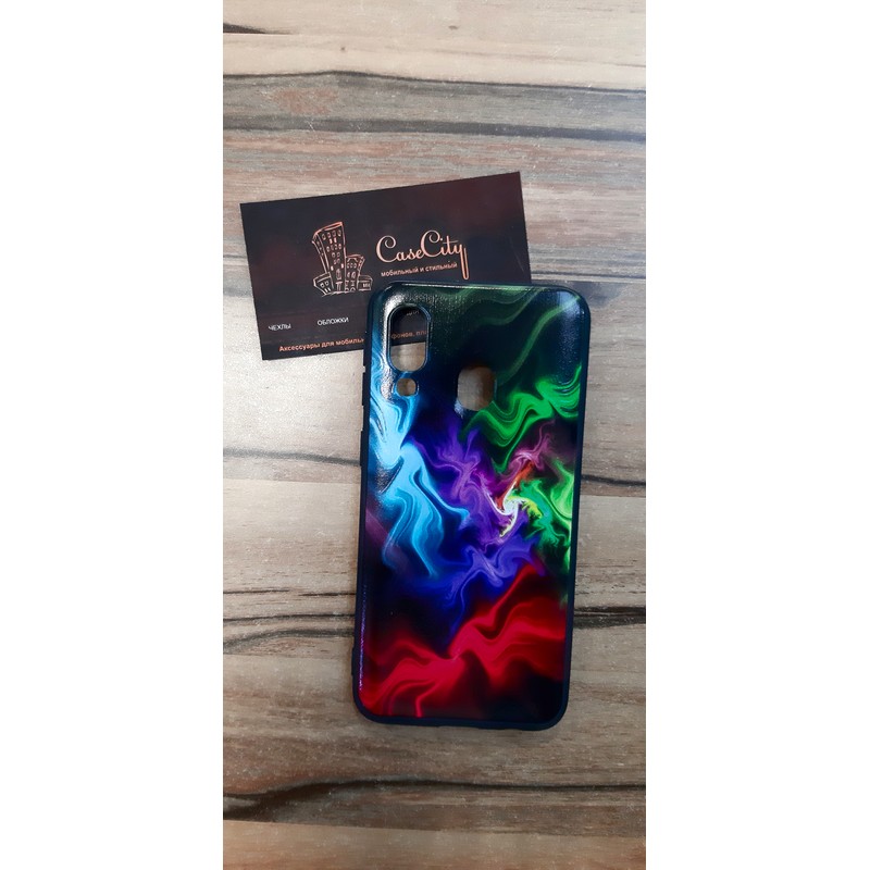 Чехол-накладка для Samsung Galaxy A40 Разноцветный