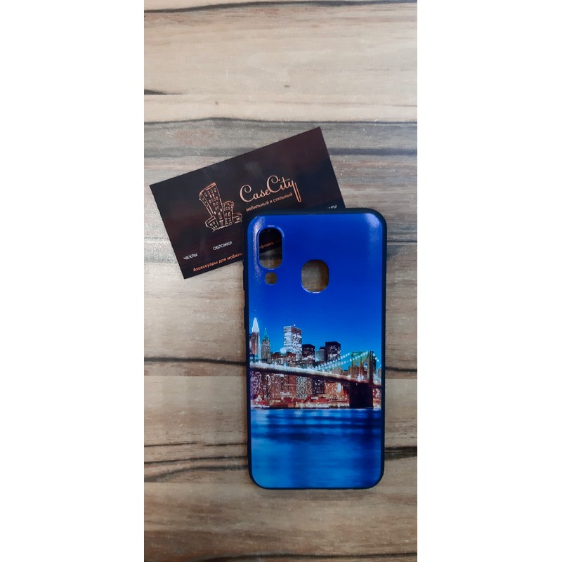Чехол-накладка для Samsung Galaxy A40 С картинкой - 1