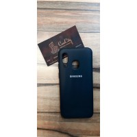 Силиконовый чехол на Samsung Galaxy A40 Чёрный