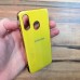 Силиконовый чехол-накладка для Samsung Galaxy А40, жёлтый