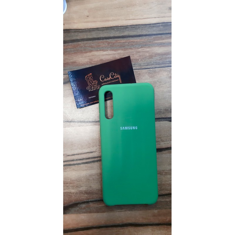 Чехол-накладка для Samsung Galaxy A50, зелёный