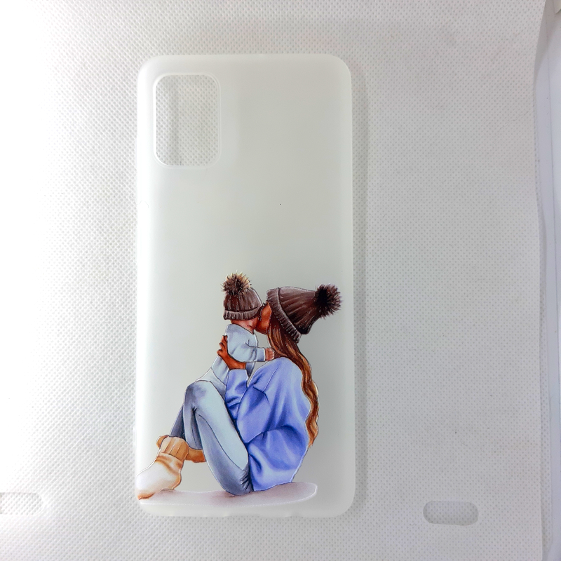 Чехол накладка для Samsung Galaxy A51 с рисунком "Mama"