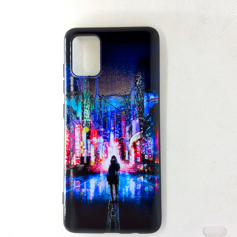 Чехол накладка для Samsung Galaxy A71 с рисунком "Music"
