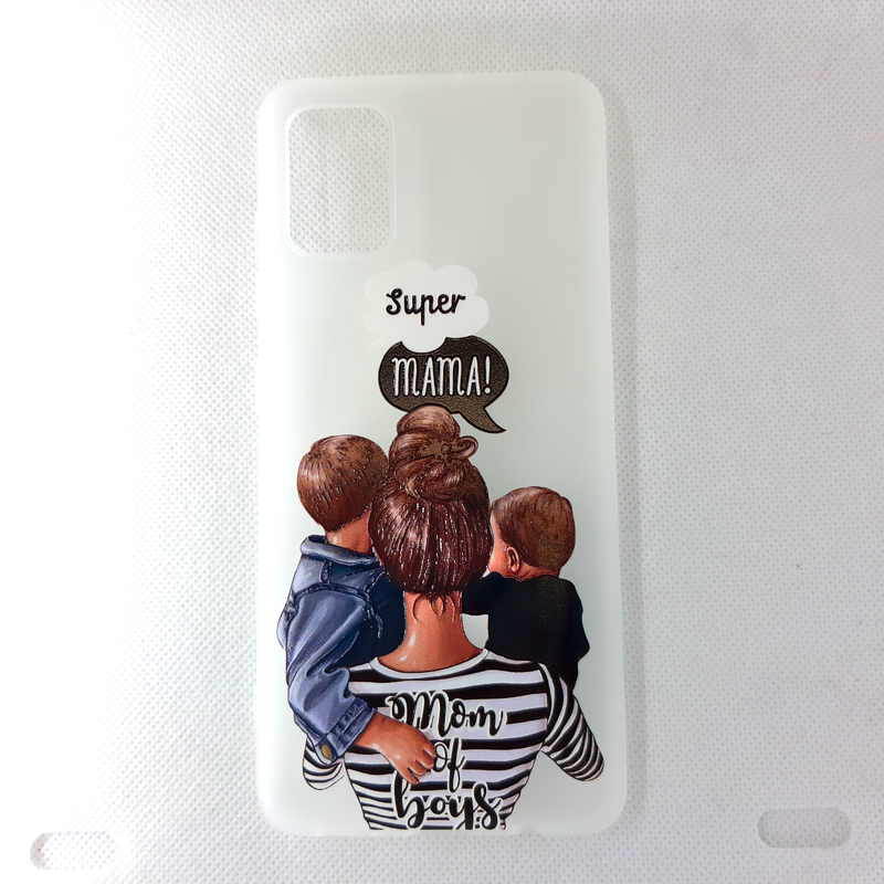 Чехол накладка для Samsung Galaxy A51 с рисунком "Family"