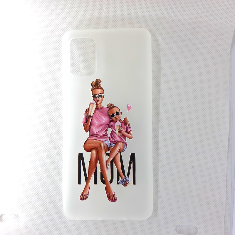 Чехол накладка для Samsung Galaxy A51 с рисунком "Mom"