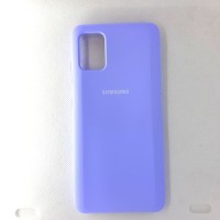Чехол накладка Silicon Case для Samsung Galaxy A51, сиреневый