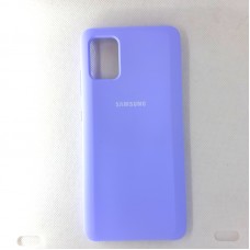 Чехол накладка Silicon Case для Samsung Galaxy A51, сиреневый