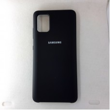 Чехол накладка Silicon Case для Samsung Galaxy A51, чёрный