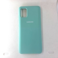Чехол накладка Silicon Case для Samsung Galaxy A51, бирюзовый