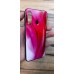 Чехол-накладка для Samsung Galaxy A60 красный с узором