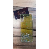  Чехол пересыпка для Samsung Galaxy А70 жёлтый