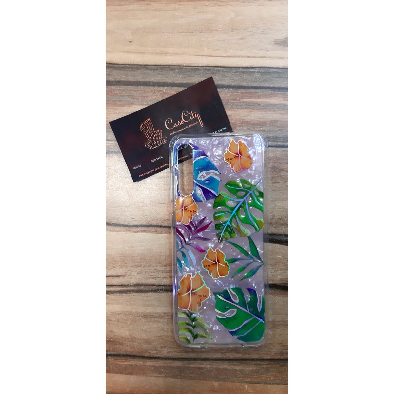 Чехол-накладка для Samsung Galaxy A70 с узором