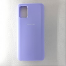 Чехол Silicon Case для Samsung Galaxy A71, сиреневый
